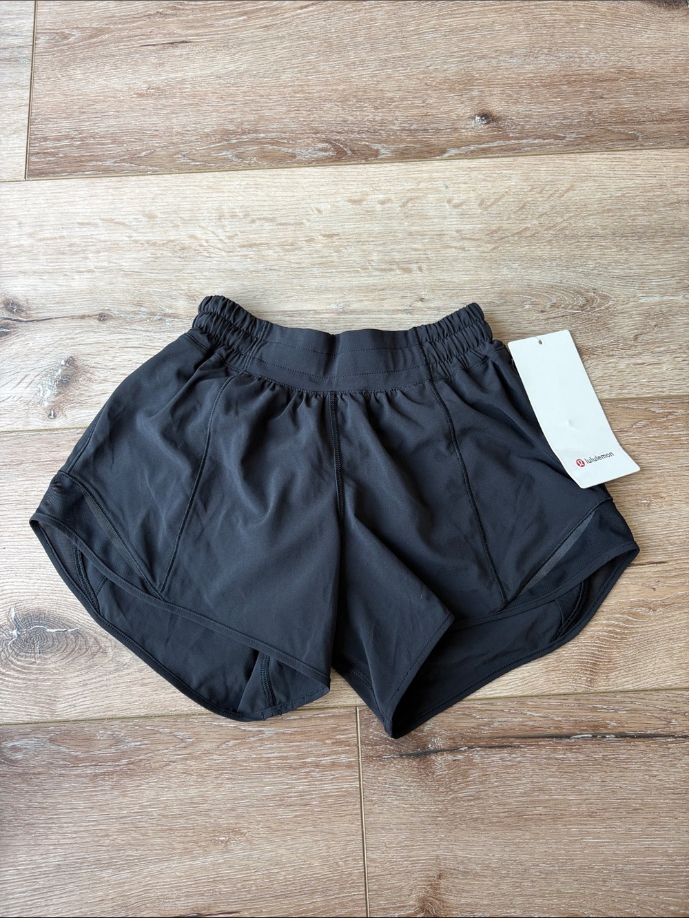 lululemon athletica Black Women's Athletic Shorts with Elastic Waist